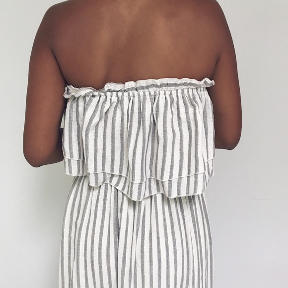 🆕 Kendall - Grey + Ivory Striped Set - Picture 5 of 7